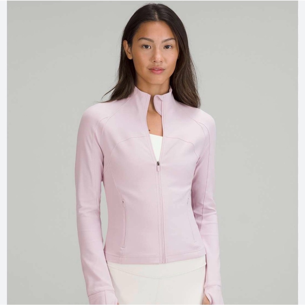 Lululemon Define Jacket Cropped – Light Pink, Size 8